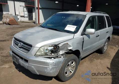 2003 Honda Pilot Ex from USA, damaged, VIN 2HKYF18443H520885